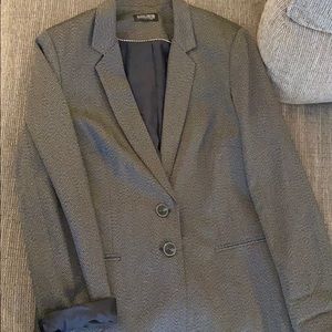 John Meyer Collection Grey Pattern Blazer
